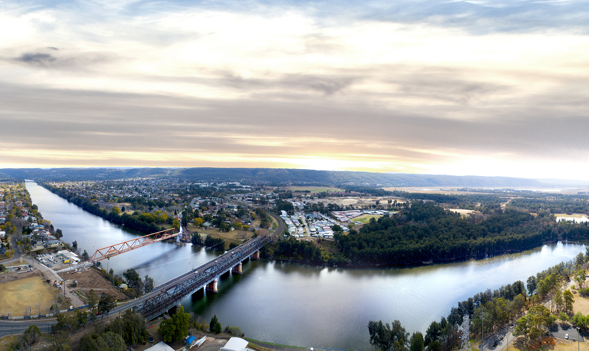 drone photography of penrith