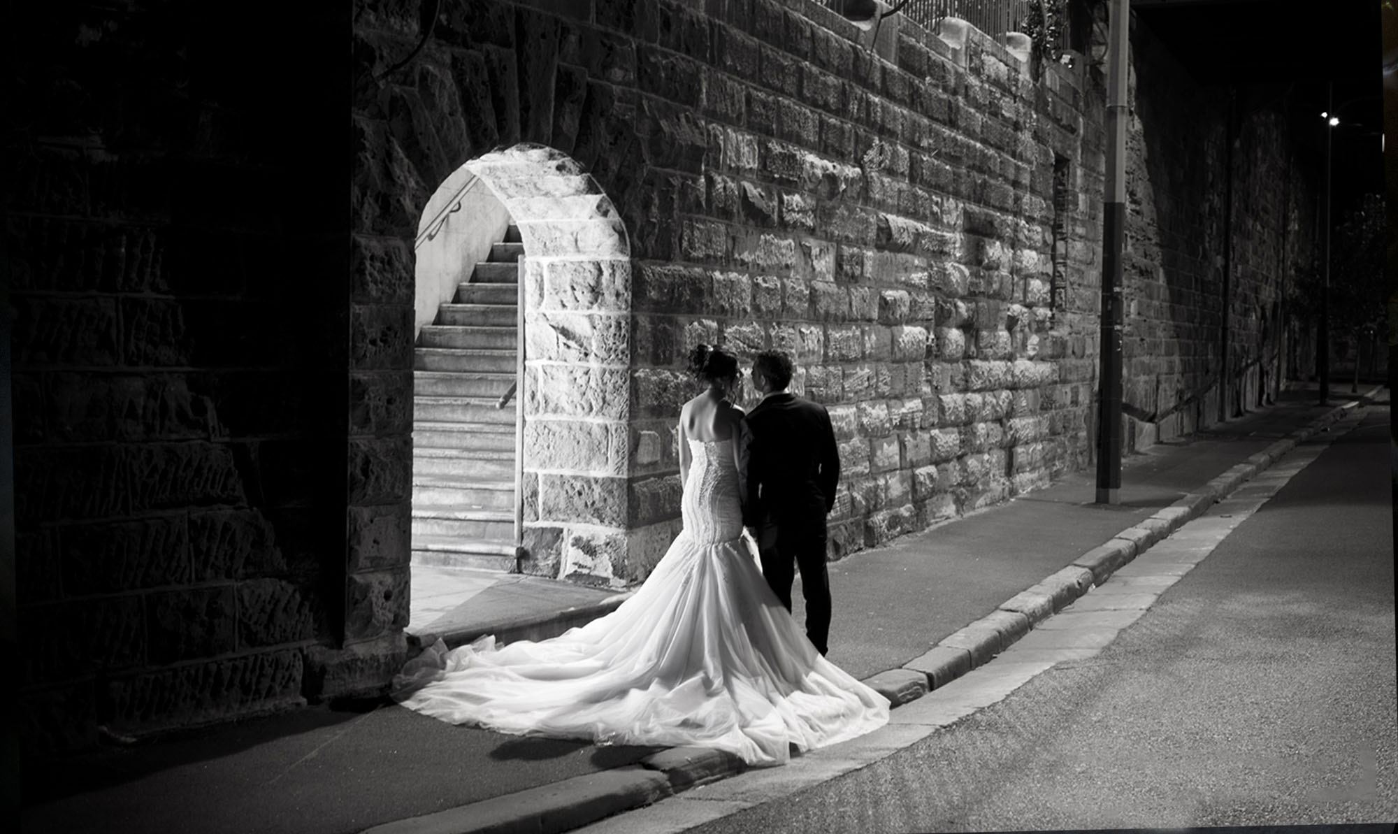 sydney night wedding